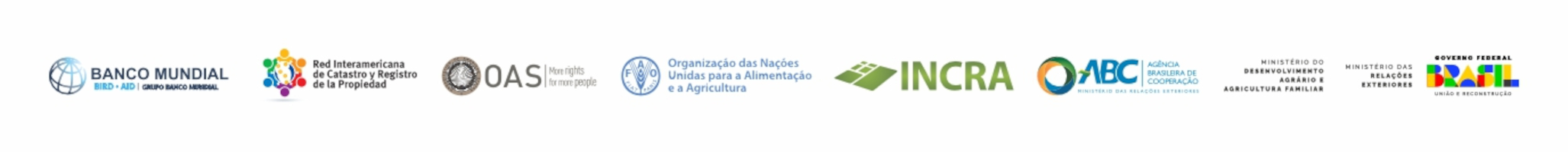 Relação de logos das organizações responsáveis pela organização